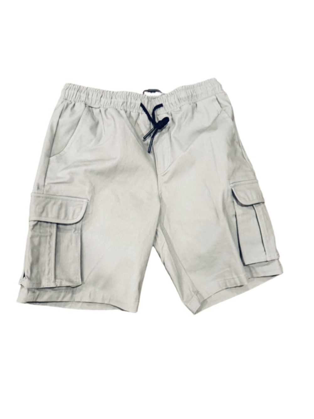 Men's American Stitch Cargo Shorts XXL gray with Black Drawstring l15